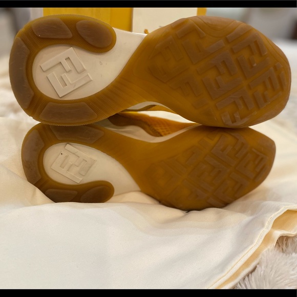 Fendi Jacquard Neoprene Sneakers - Picture 4 of 5